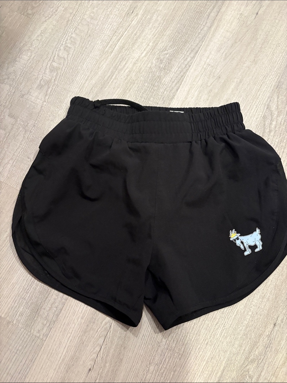 Kids GOAT Black Athletic Shorts
